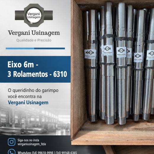 Publicação da Vergani Usinagem no Instagram